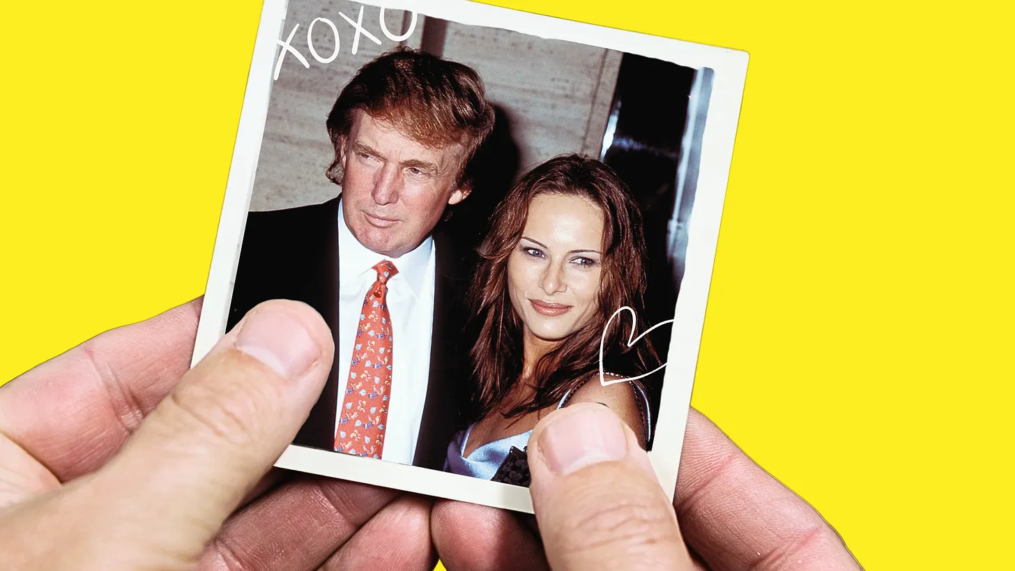 Jeffrey, Donald, and Melania